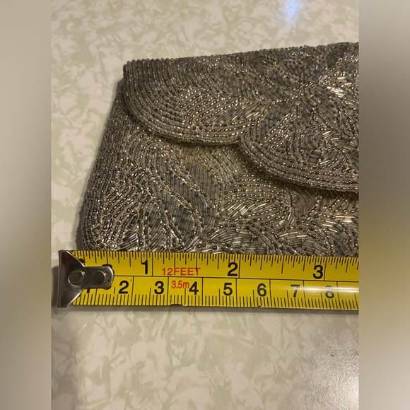 Vintage Beaded Clutch Purse #7542 - Picture 9 of 12